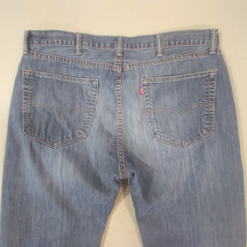Levis 500 Series Jeans Mens 38x29 Blue Relaxed Fit Straight Denim - Picture 6 of 12